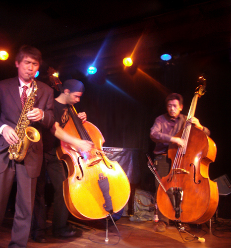Soon Kim, Akira Ando und Hagen Stüdemann, A-Trane Berlin 2008